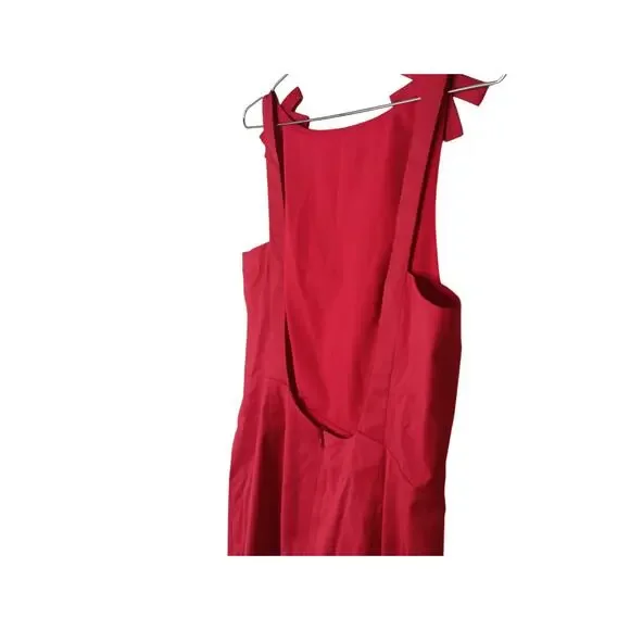 New with Tags Lilly Sisto Gianni Bini Red Backless Bow Mini Dress Size 8 Party - Picture 9 of 16